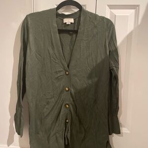 LOFT Sage Green Knit Sweater